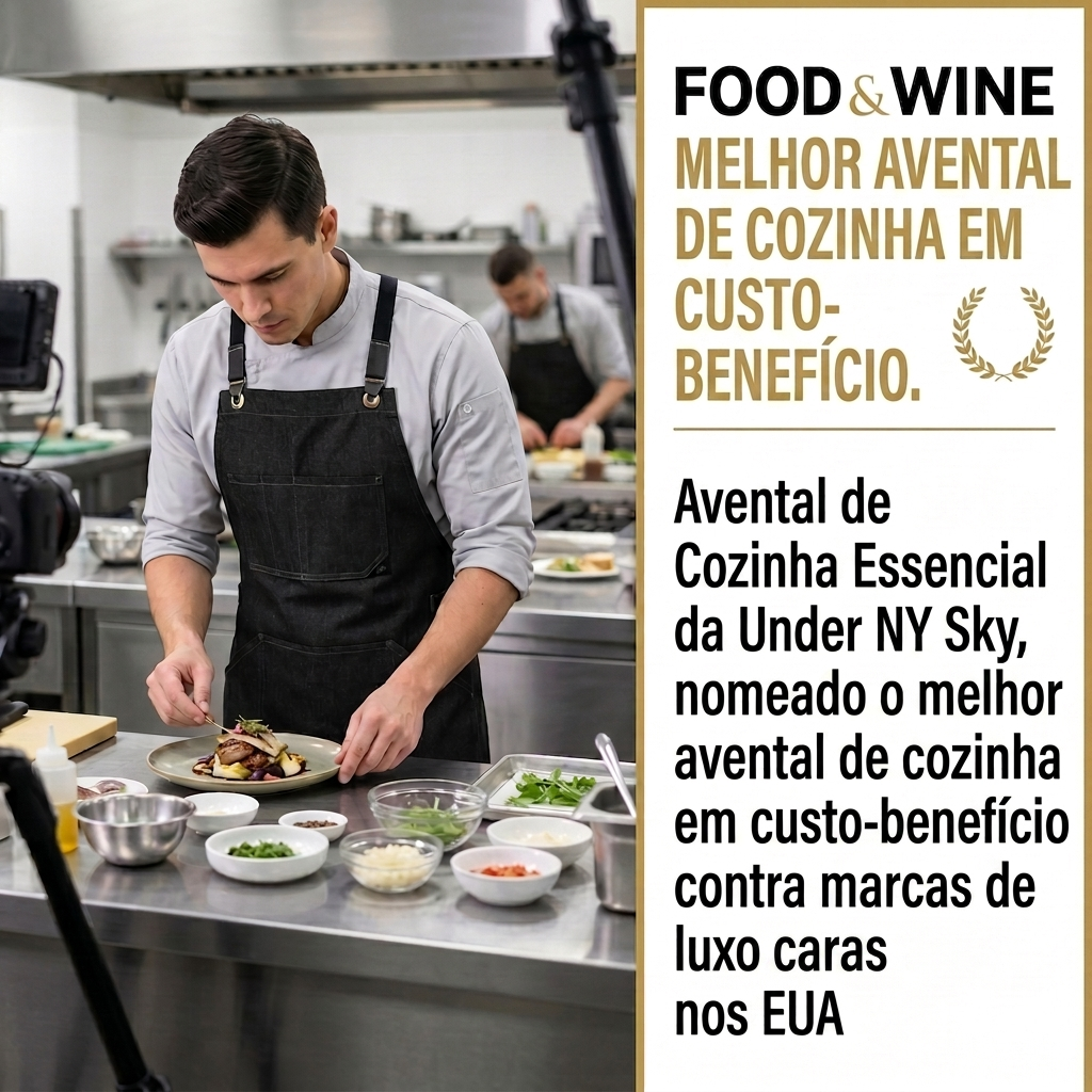 O Avental de Cozinha com Melhor Custo-Benefício: Como Surpreendemos a Elite Culinária dos EUA (Sem Nem Tentar)