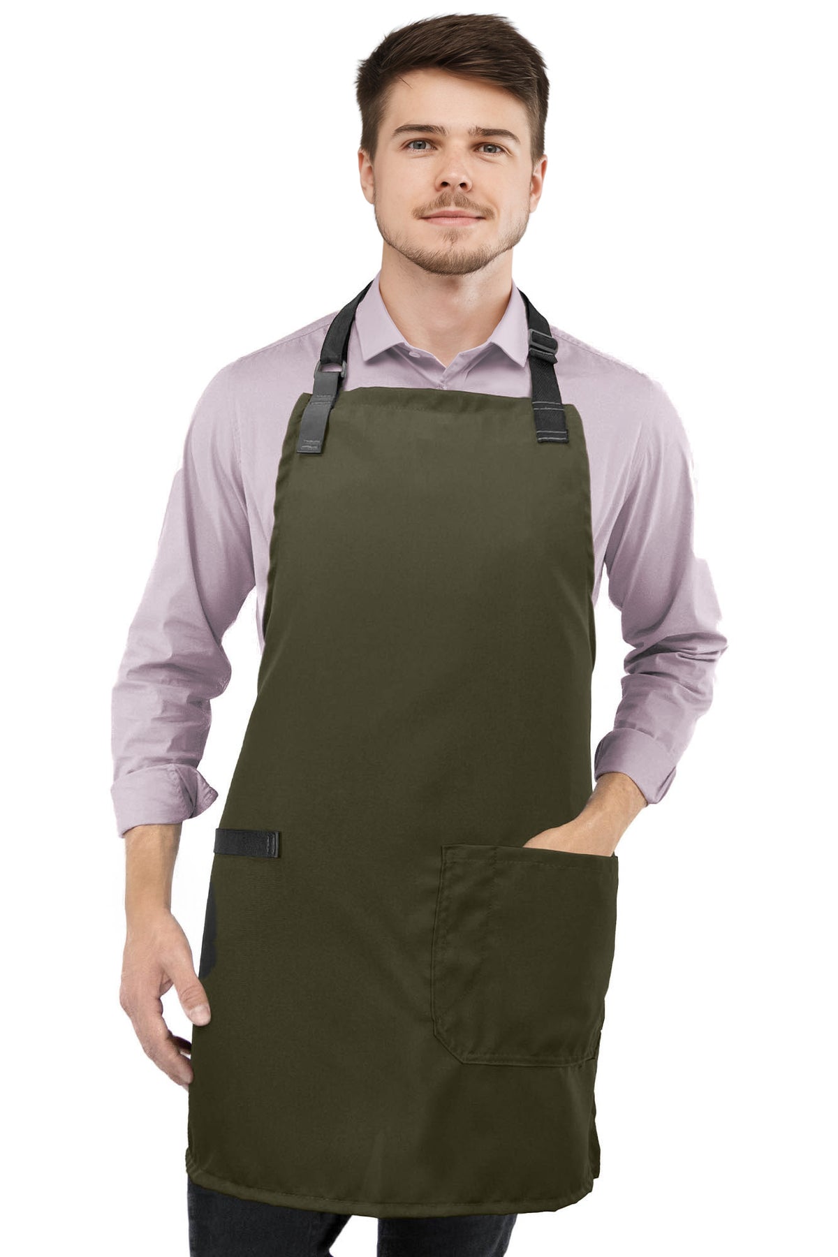 Avental Super Leve - Bolso, Alça para Toalha, Reforço de Couro - Avental de Cozinha - Cozinheiro, Chef, Garçom, Barista - Under NY Sky