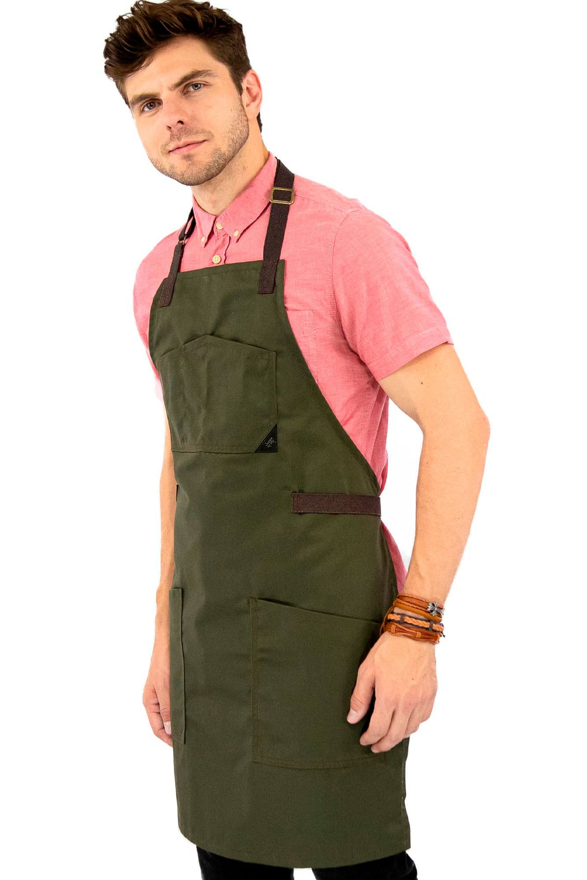 Chef Apron – Denim or Twill - Cotton Straps - Smart Pockets - Pro Chef, Cook, Barista, Bartender - Under NY Sky