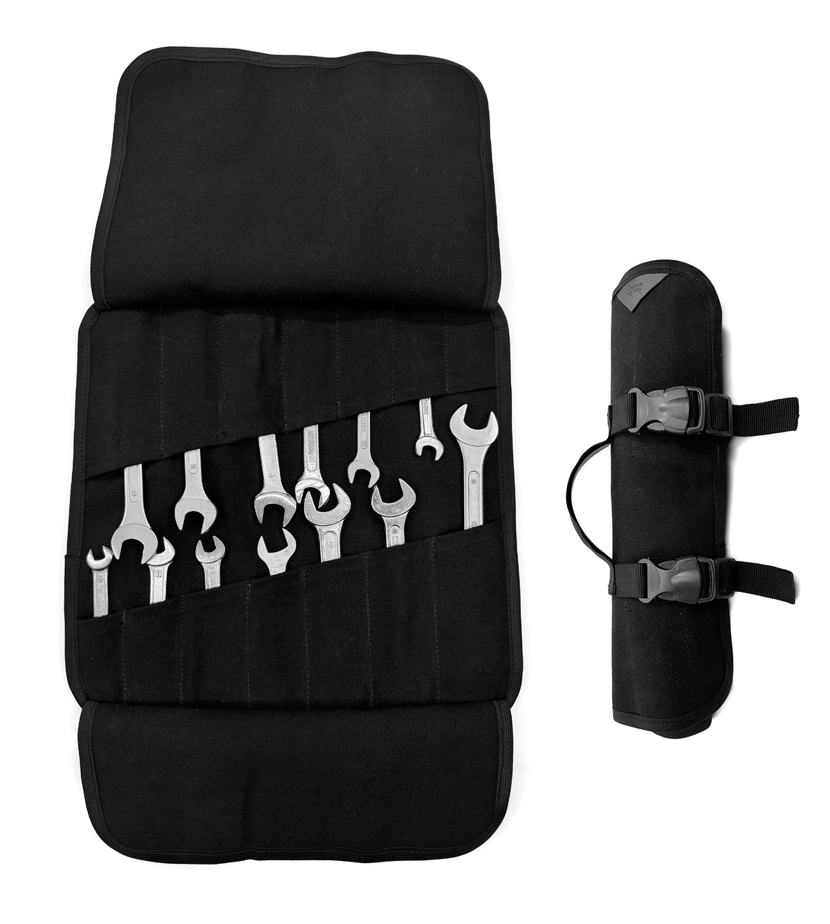 Estojo Organizador de Ferramentas, Lona Encerada, Bolsa para Chaves Portátil - Mecânico, Eletricista - Under NY Sky