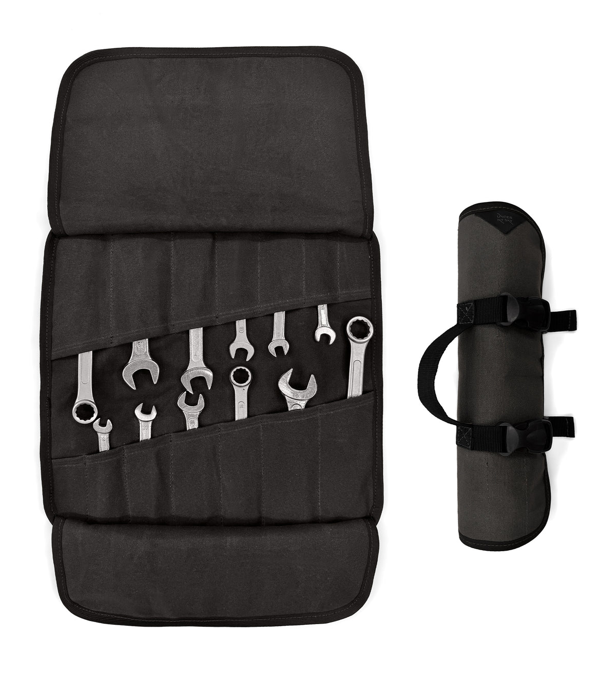 Estojo Organizador de Ferramentas, Lona Encerada, Bolsa para Chaves Portátil - Mecânico, Eletricista - Under NY Sky