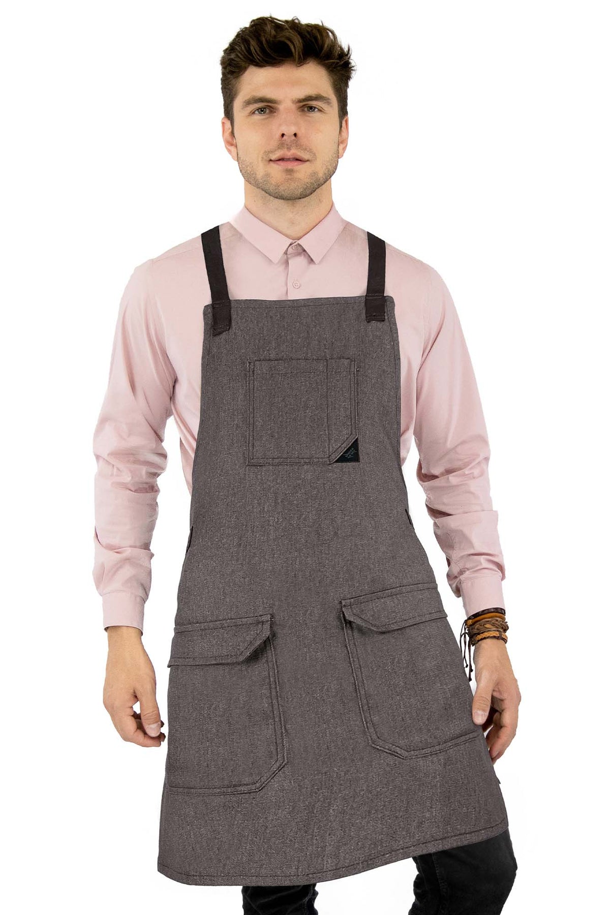 Work Apron - Adjustable for Men, Women - Cook, Chef, Server, Baker, Barista Shop, Restaurant, Coffee  - Under NY Sky