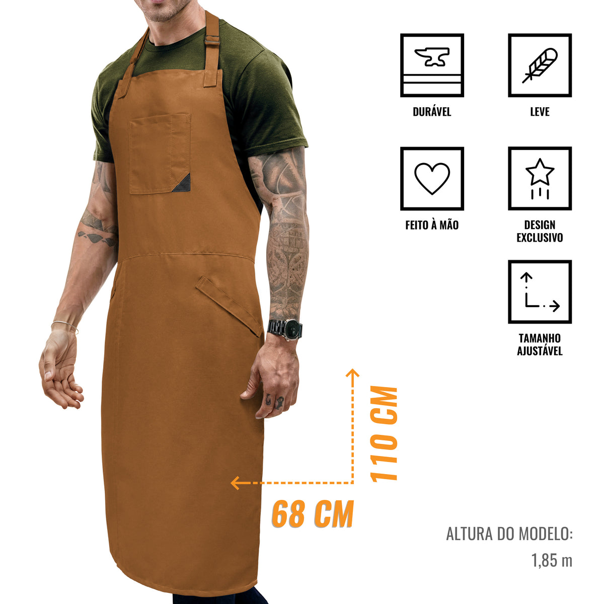 Avental de Cerâmica - Fenda de Perna, Alças de Suporte - Roda de Oleiro, Arte, Artesanato, Escultura em Barro, Ceramista -  Under NY Sky