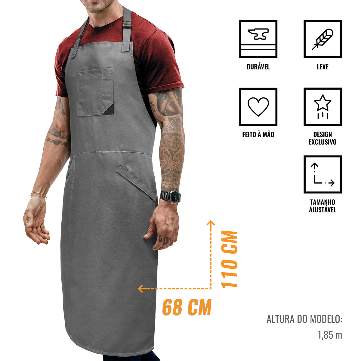 Avental de Cerâmica - Fenda de Perna, Alças de Suporte - Roda de Oleiro, Arte, Artesanato, Escultura em Barro, Ceramista -  Under NY Sky