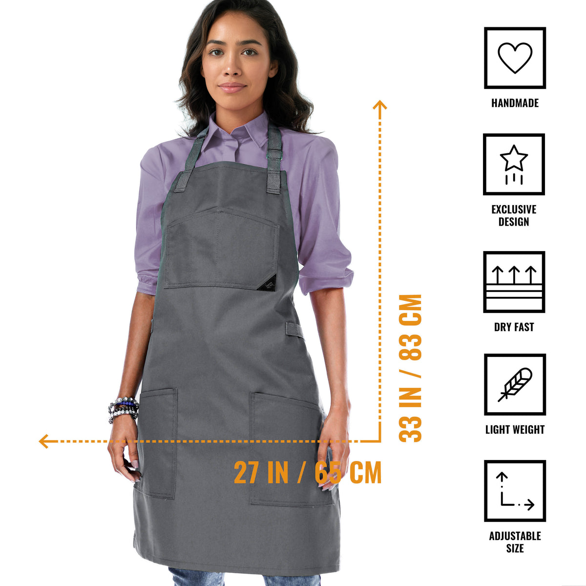 Avental para Chef – Jeans ou Sarja – Alças de Algodão – Bolsos Inteligentes –  Chef, Cozinheiro, Barista, Bartender - Under NY Sky