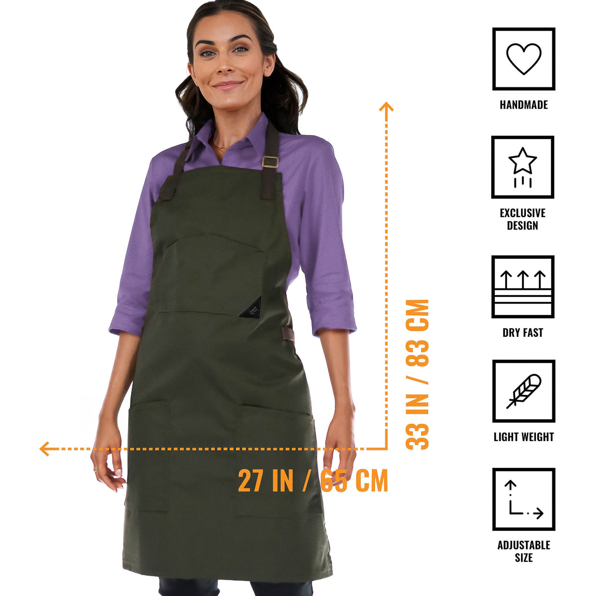 Avental para Chef – Jeans ou Sarja – Alças de Algodão – Bolsos Inteligentes –  Chef, Cozinheiro, Barista, Bartender - Under NY Sky