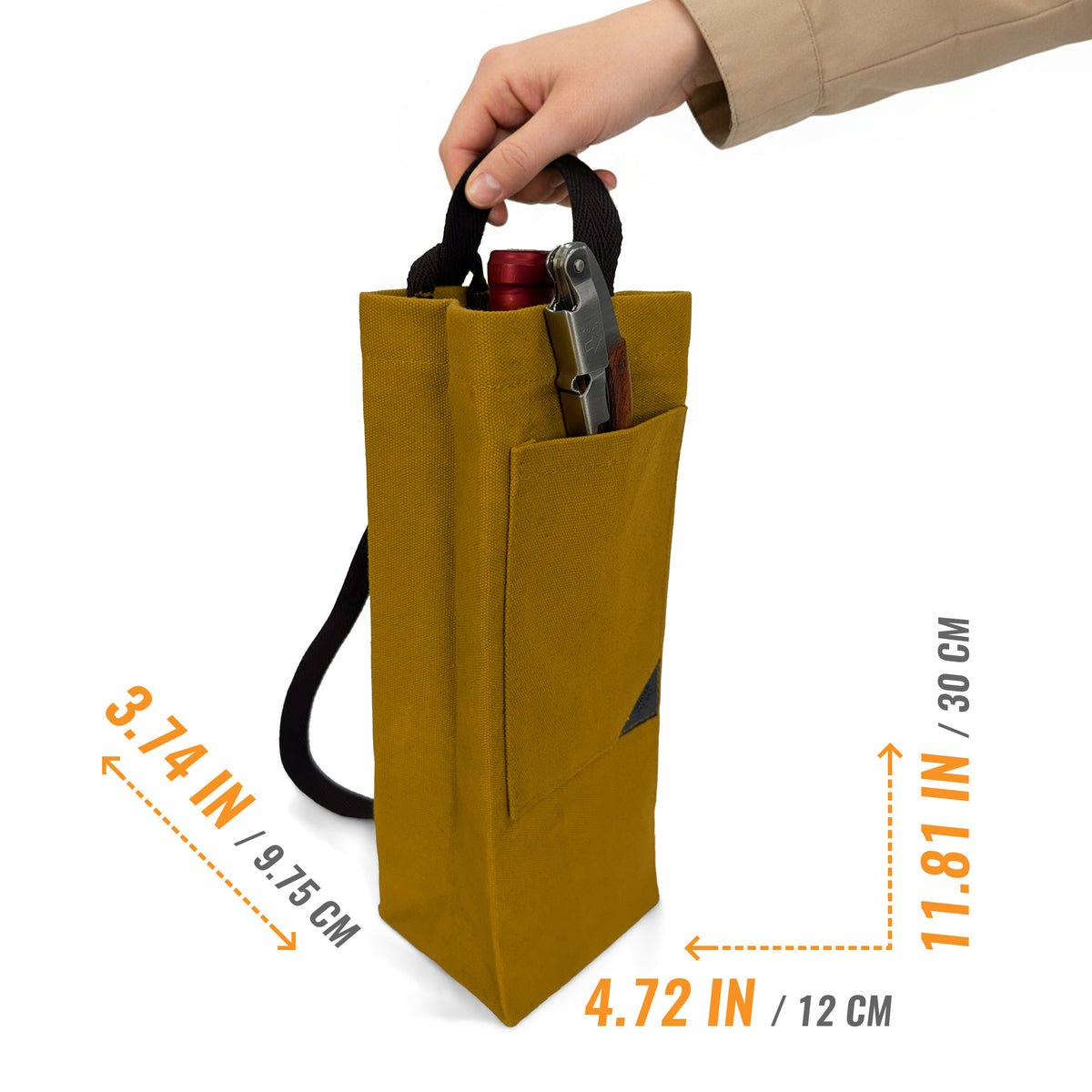 Bolsa Porta-Vinho, Sacola Leve, Portátil, Alça de ombro, Ideal para Viagens, Piquenique, Degustação - Under NY Sky