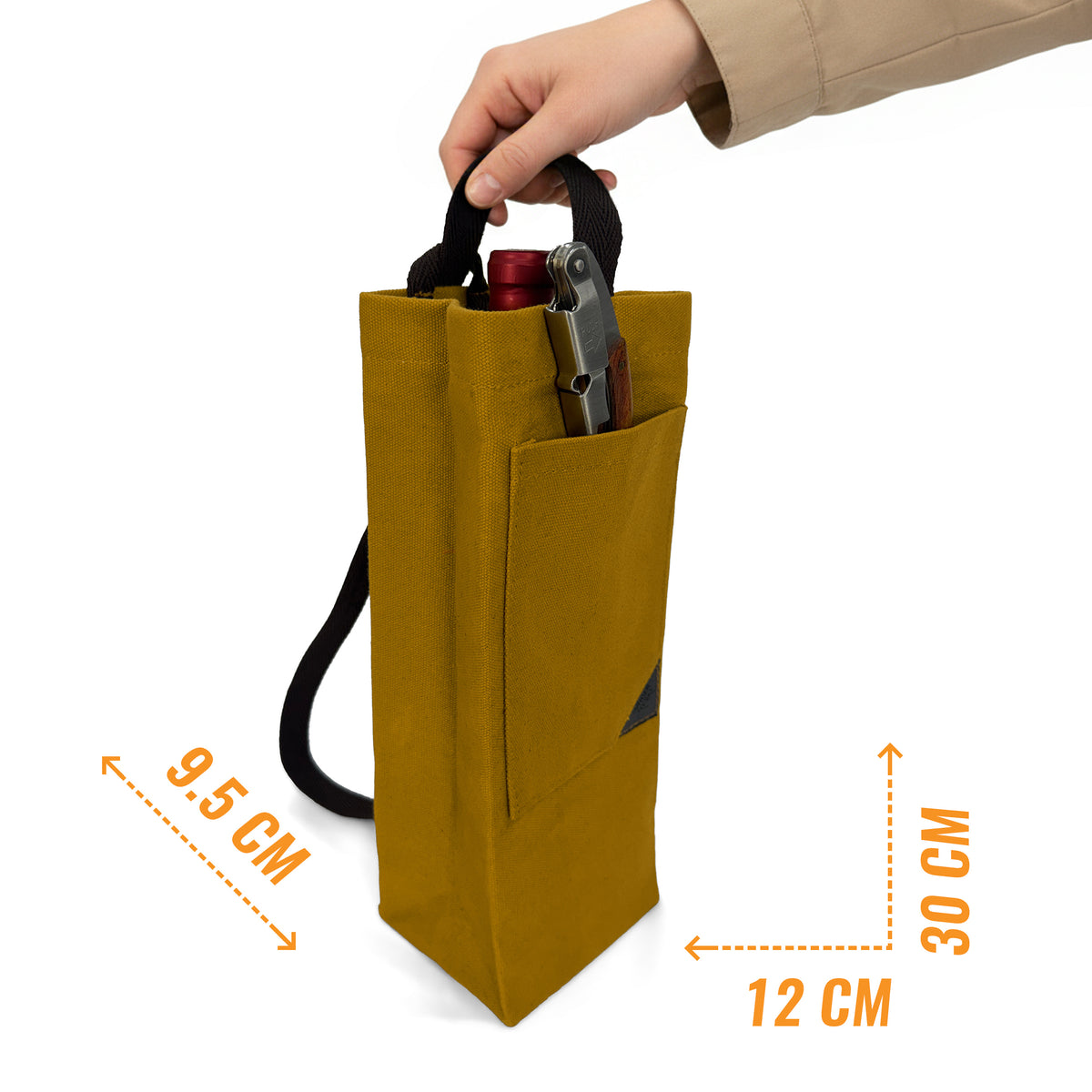 Bolsa Porta-Vinho, Sacola Leve, Portátil, Alça de ombro, Ideal para Viagens, Piquenique, Degustação - Under NY Sky