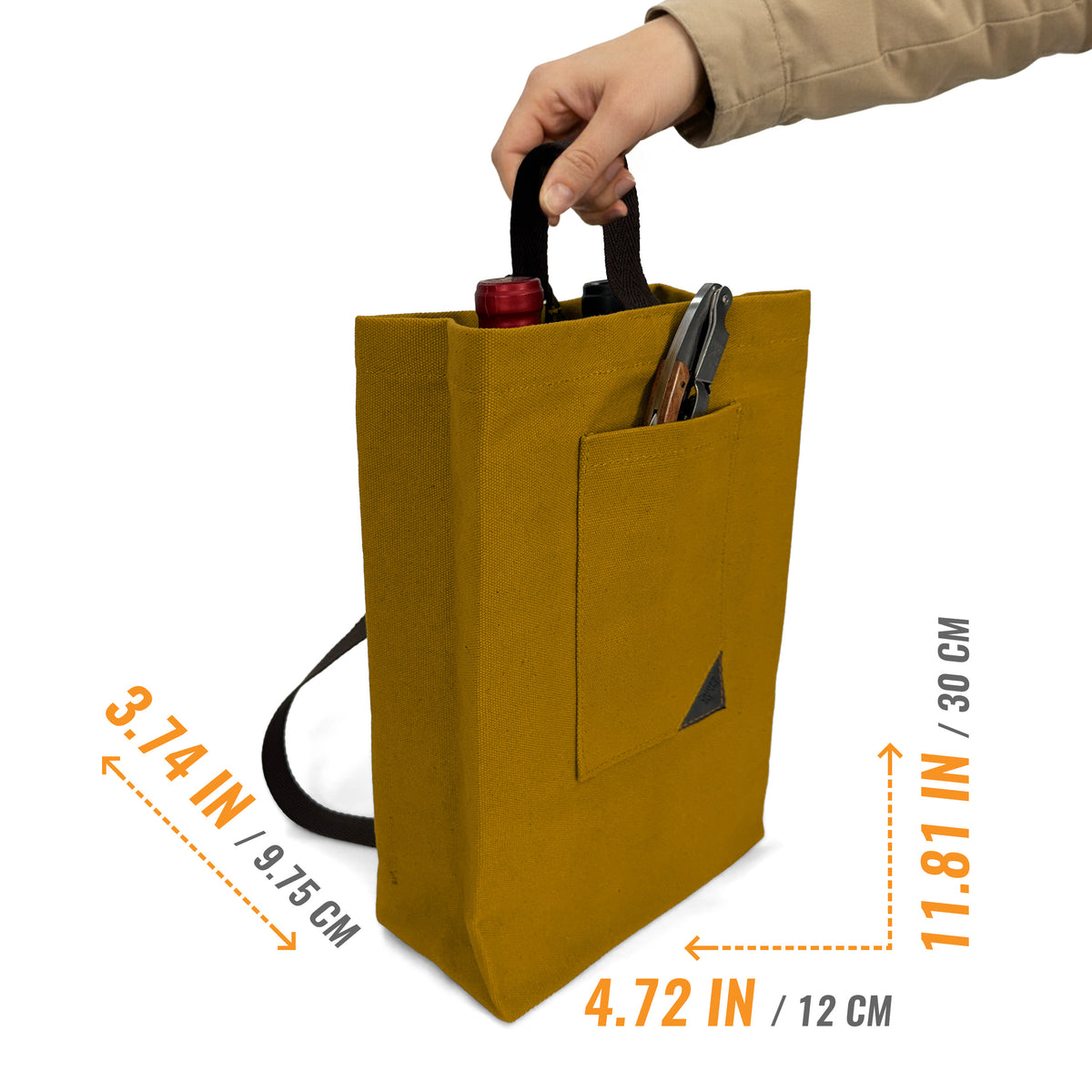 Bolsa Porta-Vinho, Sacola Leve, Portátil, Alça de ombro, Ideal para Viagens, Piquenique, Degustação - Under NY Sky