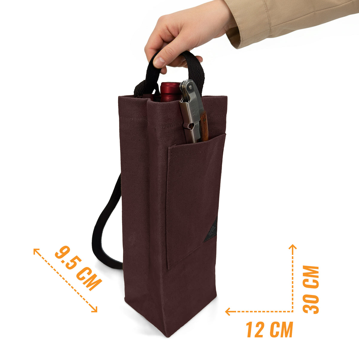 Bolsa Porta-Vinho, Sacola Leve, Portátil, Alça de ombro, Ideal para Viagens, Piquenique, Degustação - Under NY Sky