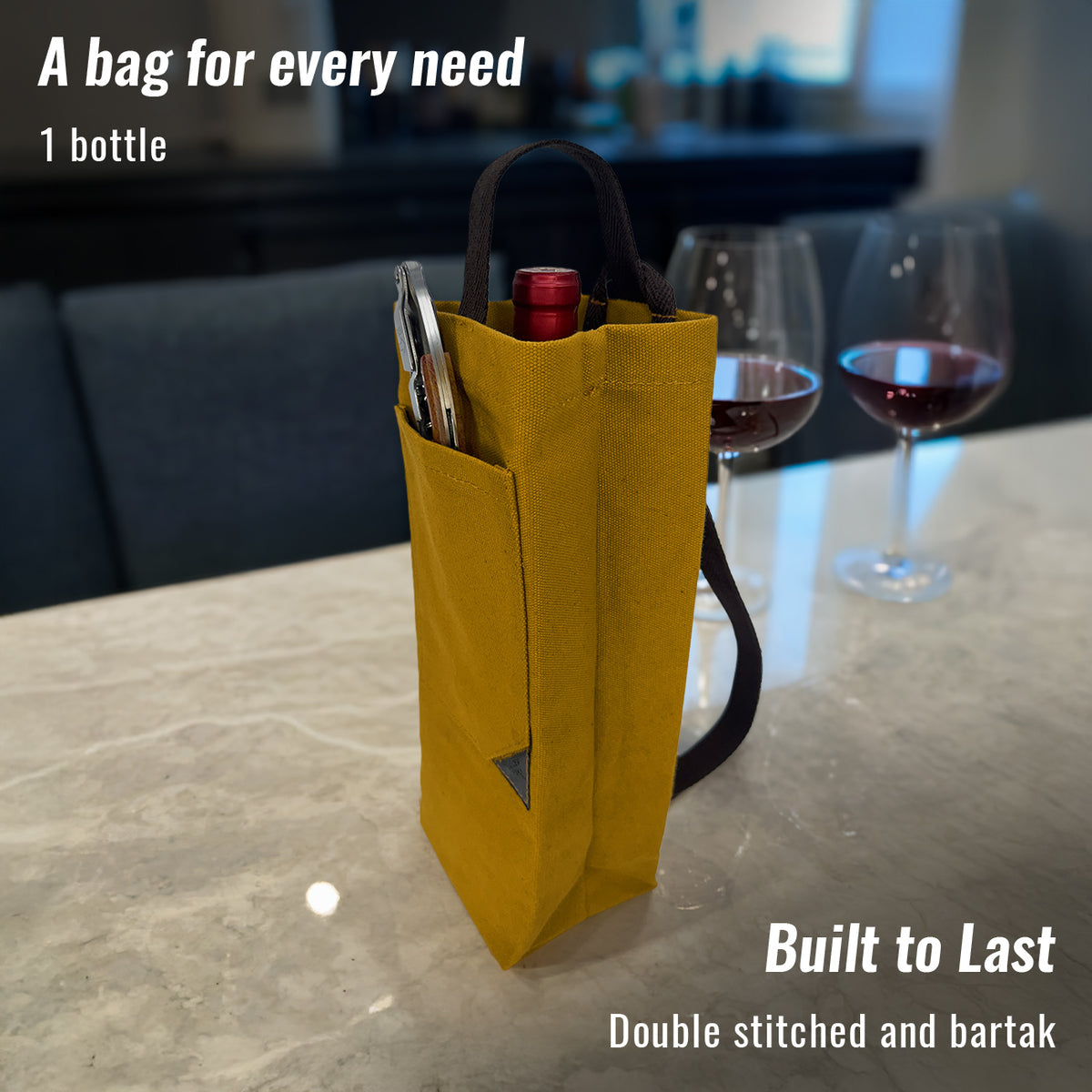 Bolsa Porta-Vinho, Sacola Leve, Portátil, Alça de ombro, Ideal para Viagens, Piquenique, Degustação - Under NY Sky