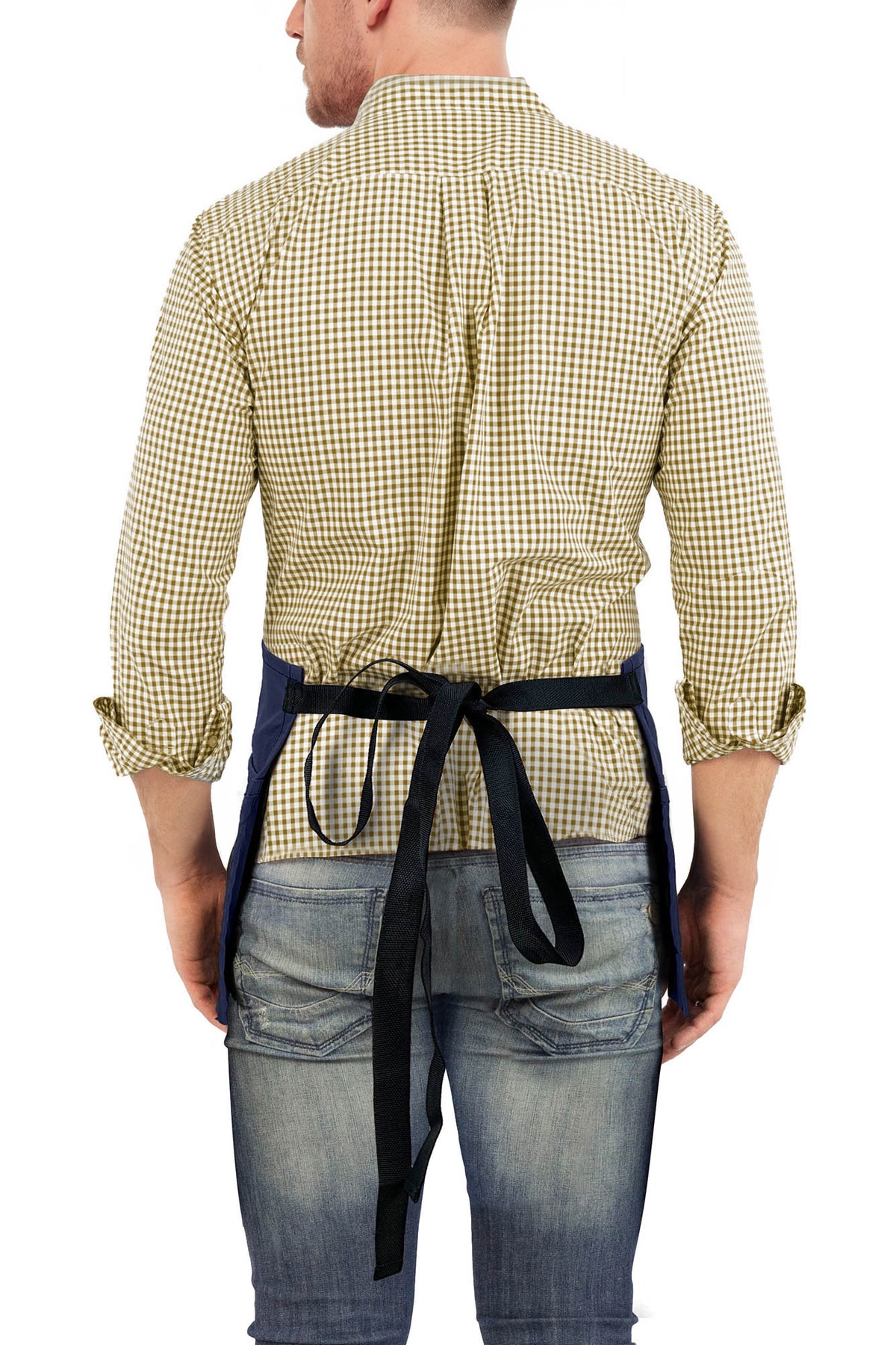 Avental de Cintura – 3 Bolsos, Sarja ou Jeans Profissional – Meio Avental – Garçom, Garçonete, Bartender, Restaurante, Cafeteria - Under NY Sky
