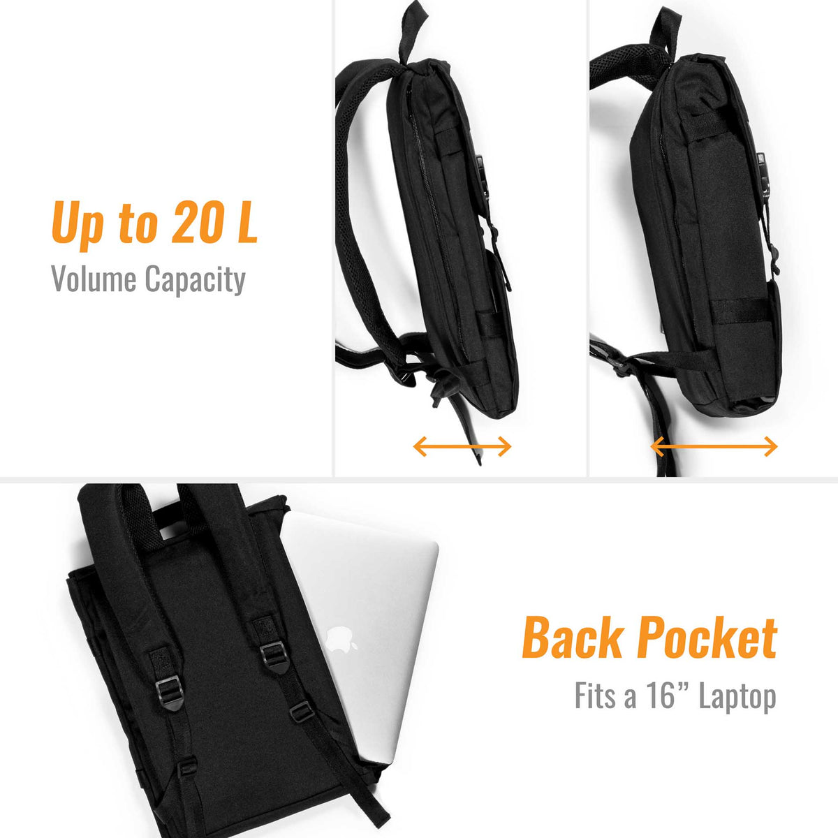 Knife Bag, 14 Knife Slots, Notebook Pocket, Expandable, Backpack -  Under NY Sky