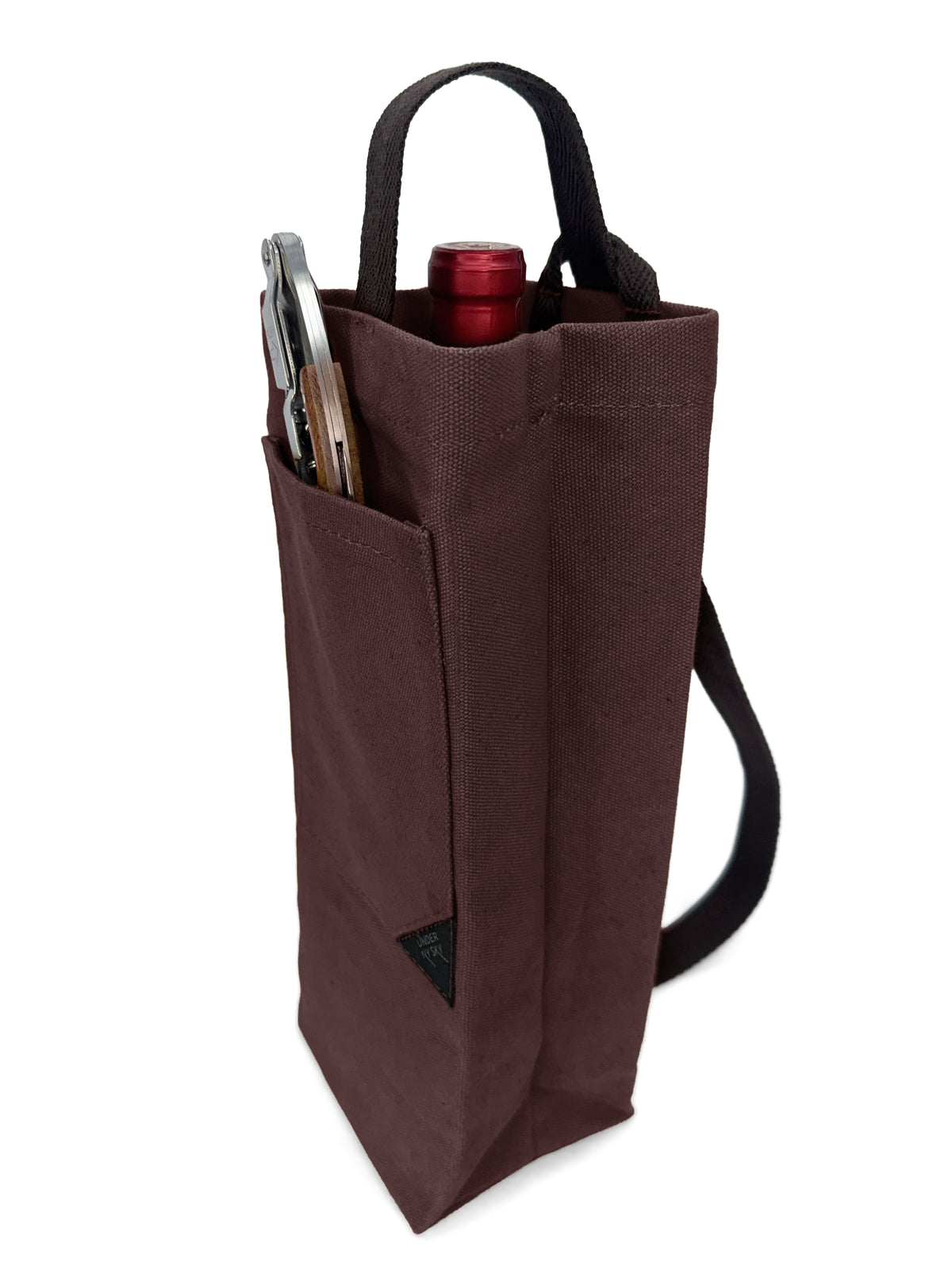 Bolsa Porta-Vinho, Sacola Leve, Portátil, Alça de ombro, Ideal para Viagens, Piquenique, Degustação - Under NY Sky