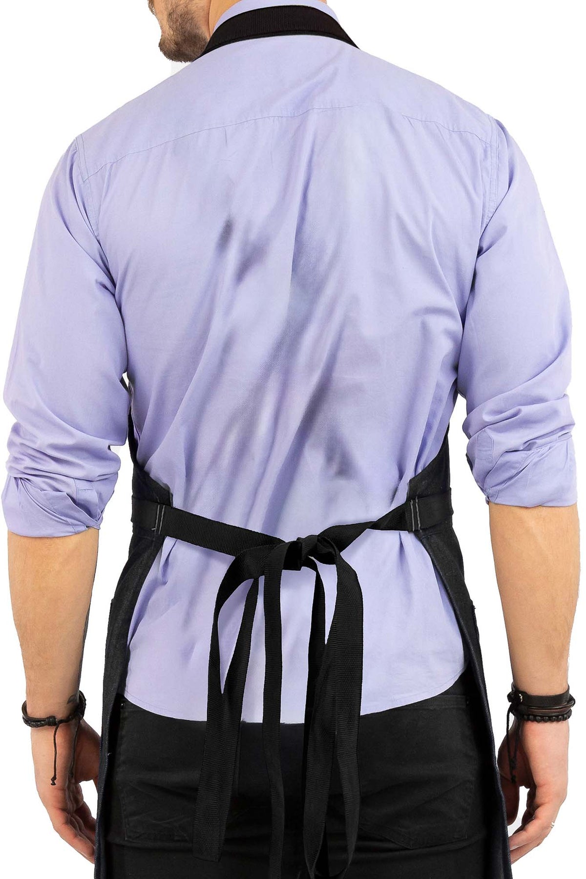 Work Apron - Adjustable for Men, Women - Cook, Chef, Server, Baker, Barista Shop, Restaurant, Coffee  - Under NY Sky