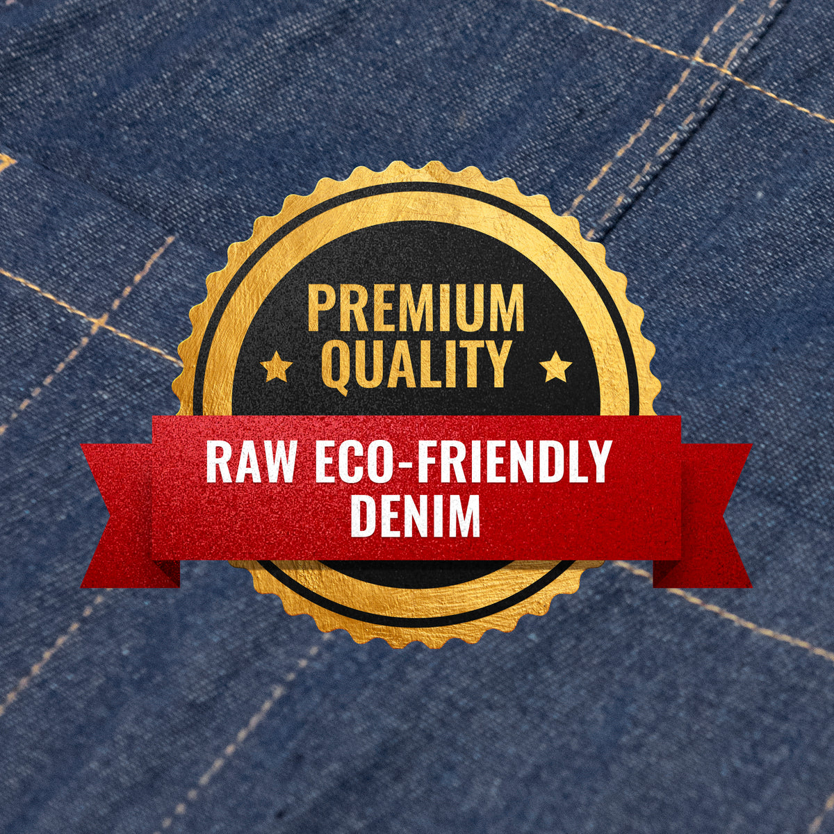 Denim Apron - Easy-Fastening, Leather Trim, Adjustable - Chef, Bartender, BBQ, Shop, Barber, Salon - Under NY Sky