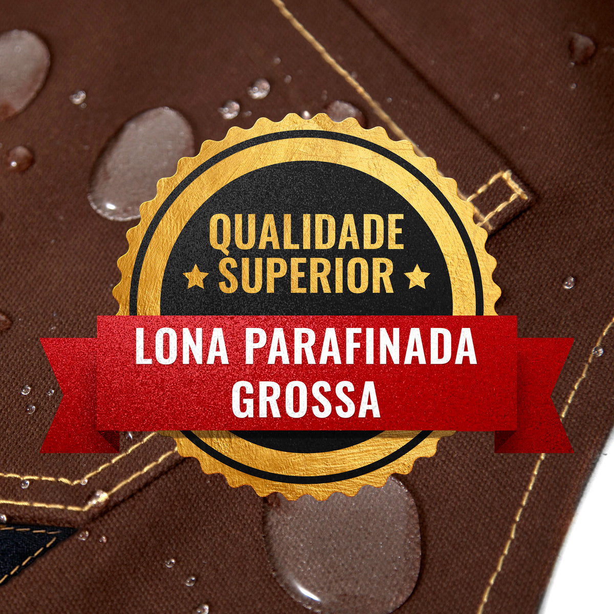 Avental de Ferramentas - 12 Bolsos, Lona Encerada Resistente, Reforço em Couro, Sem laços - Carpinteiro, Jardim, Comércio - Under NY Sky