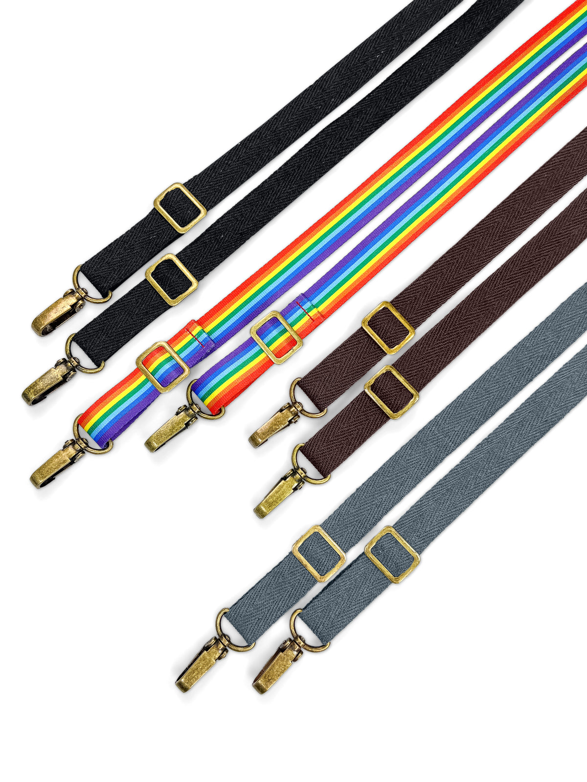 Conjunto de Alças para Aventais - Cruzadas Sobre os Ombros - Ganchos e Ferragens para Aventais UNYS - Under NY Sky