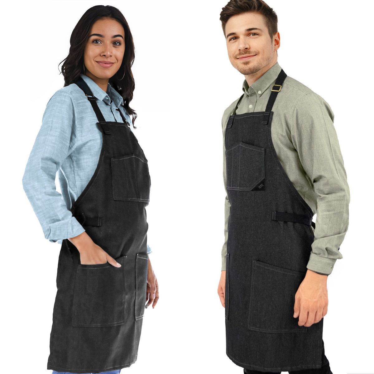 Avental para Chef – Jeans ou Sarja – Alças de Algodão – Bolsos Inteligentes –  Chef, Cozinheiro, Barista, Bartender - Under NY Sky