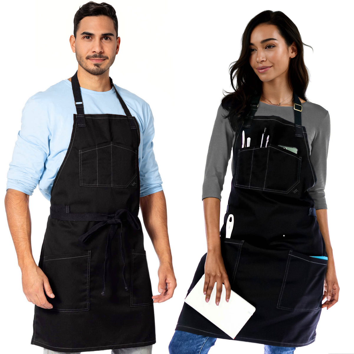 Avental para Chef – Jeans ou Sarja – Alças de Algodão – Bolsos Inteligentes –  Chef, Cozinheiro, Barista, Bartender - Under NY Sky