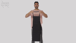 Chef Apron – Denim or Twill - Cotton Straps - Smart Pockets - Pro Chef, Cook, Barista, Bartender - Under NY Sky